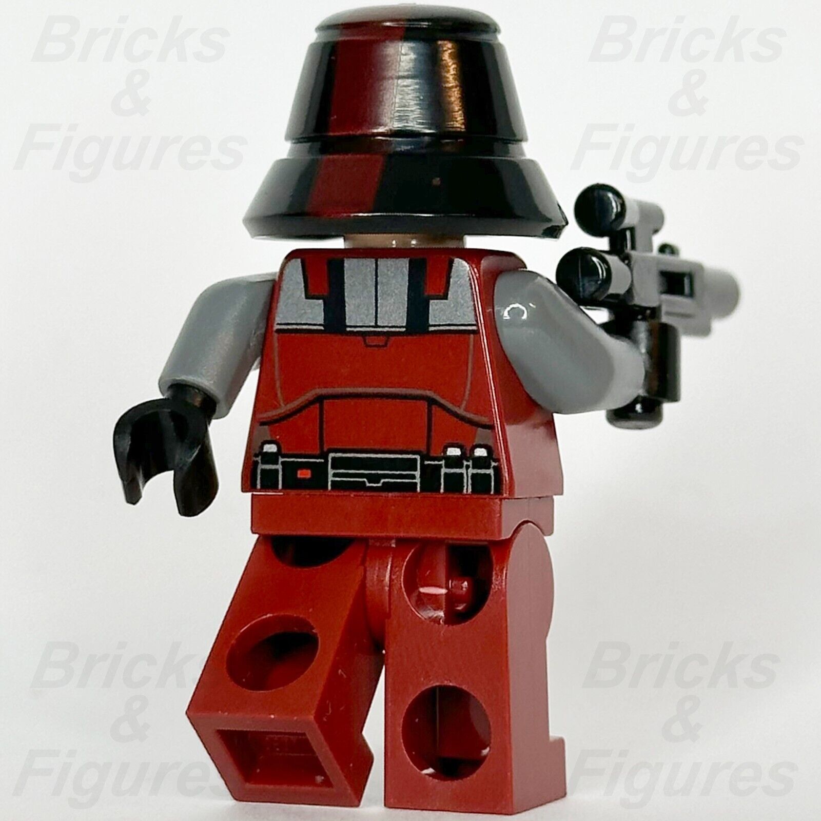 LEGO Star Wars Sith Trooper Minifigure The Old Republic Dark Red 75001 sw0436 - Bricks & Figures