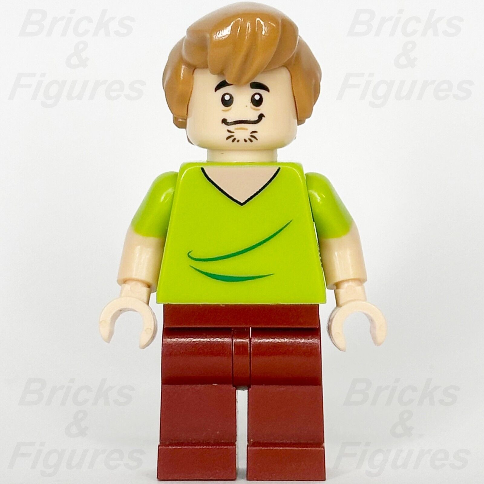 LEGO Scooby-Doo Shaggy Rogers Minifigure Closed Mouth 75900 75901 71206 scd001 - Bricks & Figures