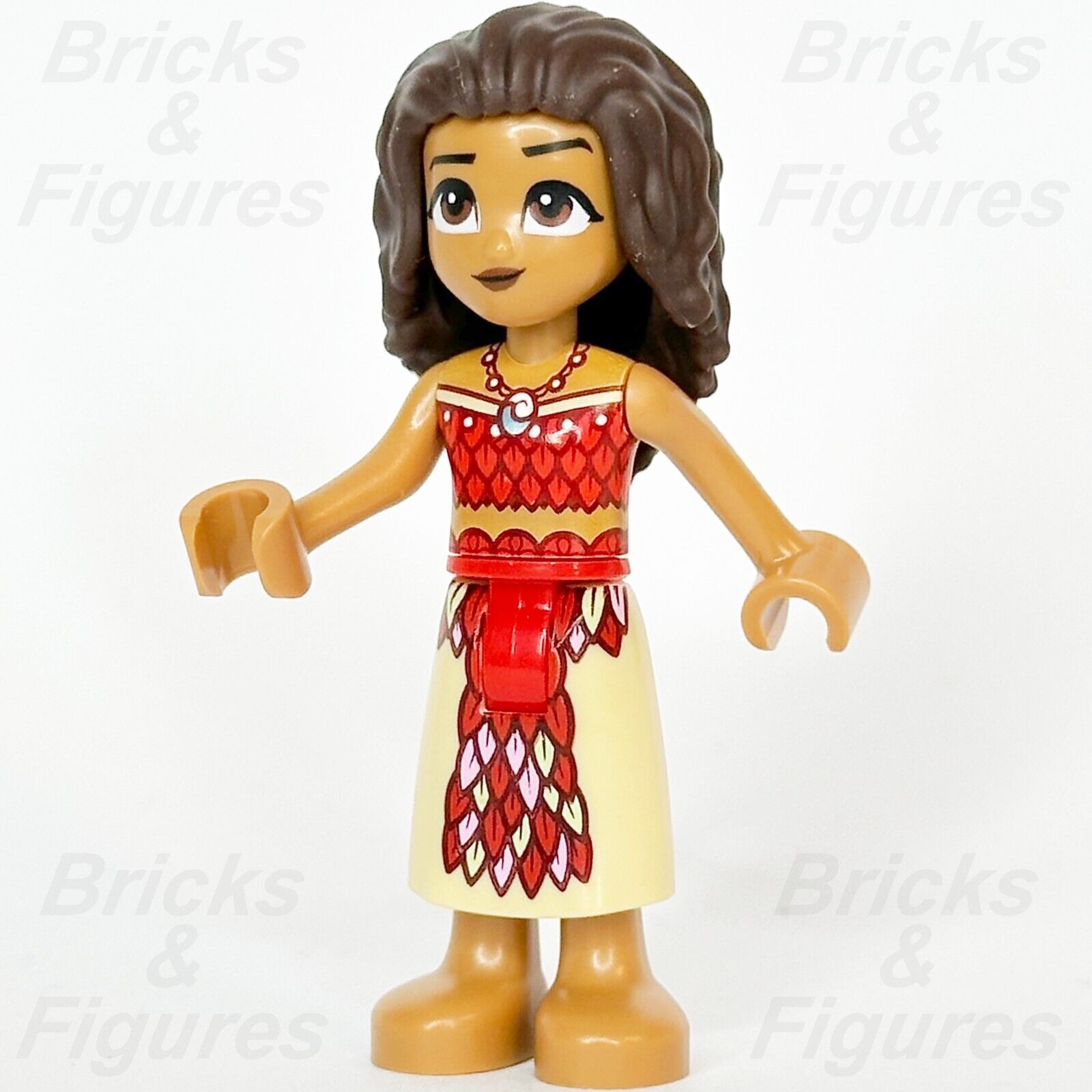 LEGO Disney Princess Moana Minifigure Tan Long Skirt 30646 43210 43215 dp171 - Bricks & Figures