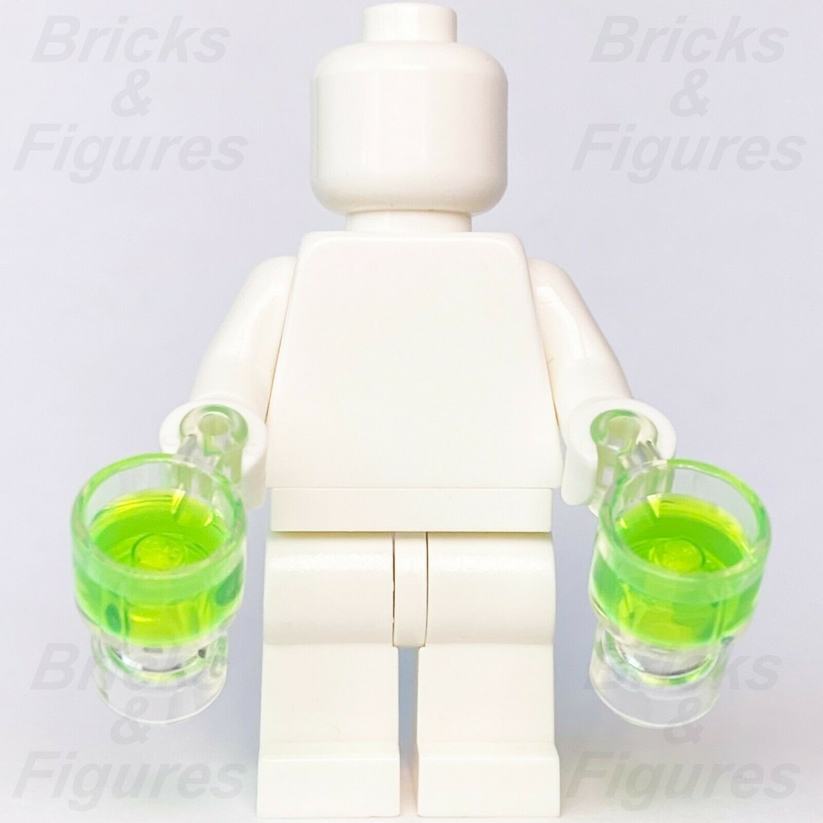 2 x Harry Potter LEGO Stein Cup Drink Pattern Green Minifigure Part 76386 - Bricks & Figures