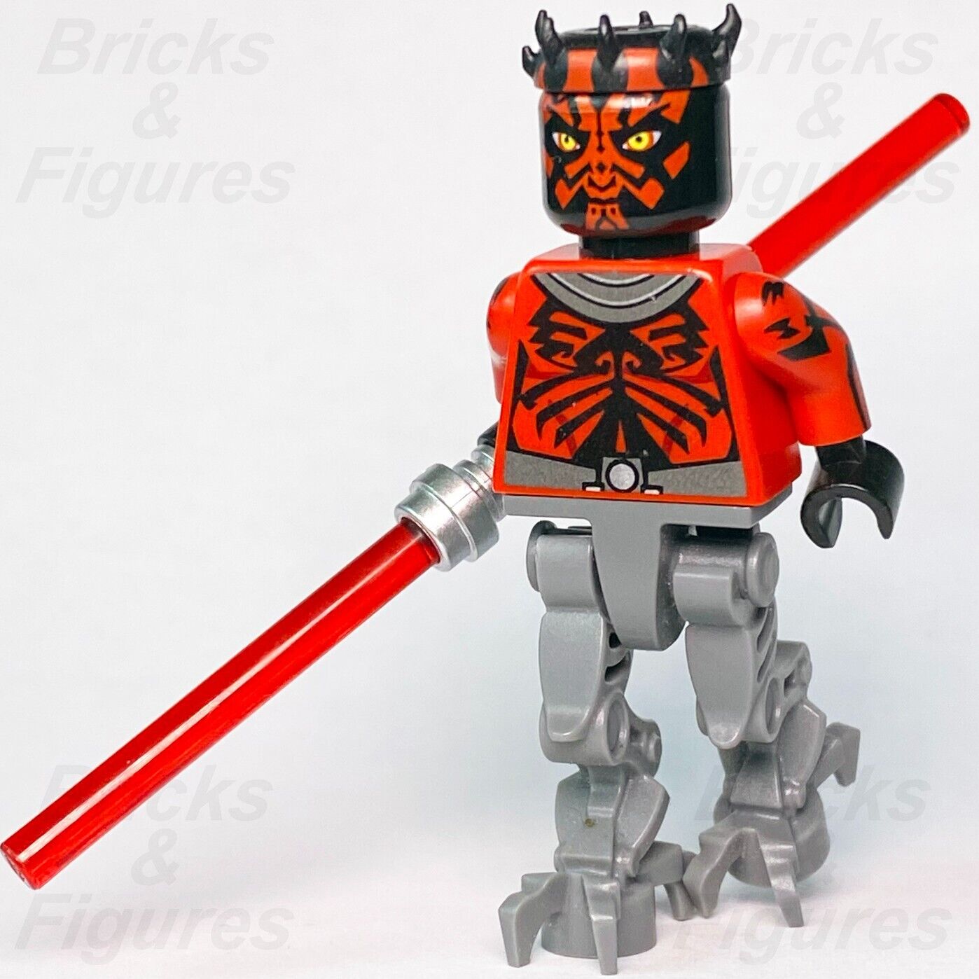 LEGO Star Wars Darth Maul Minifigure with Mechanical Legs Sith Lord 75022 sw0493 - Bricks & Figures