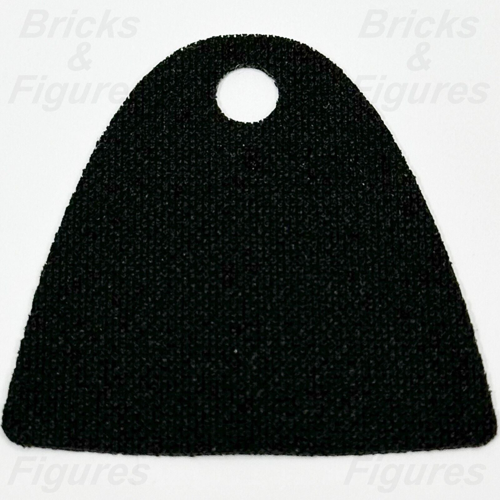 LEGO Black Minifigure Cape Cloth Spongy Body Wear Part Single Top Hole 37046 - Bricks & Figures