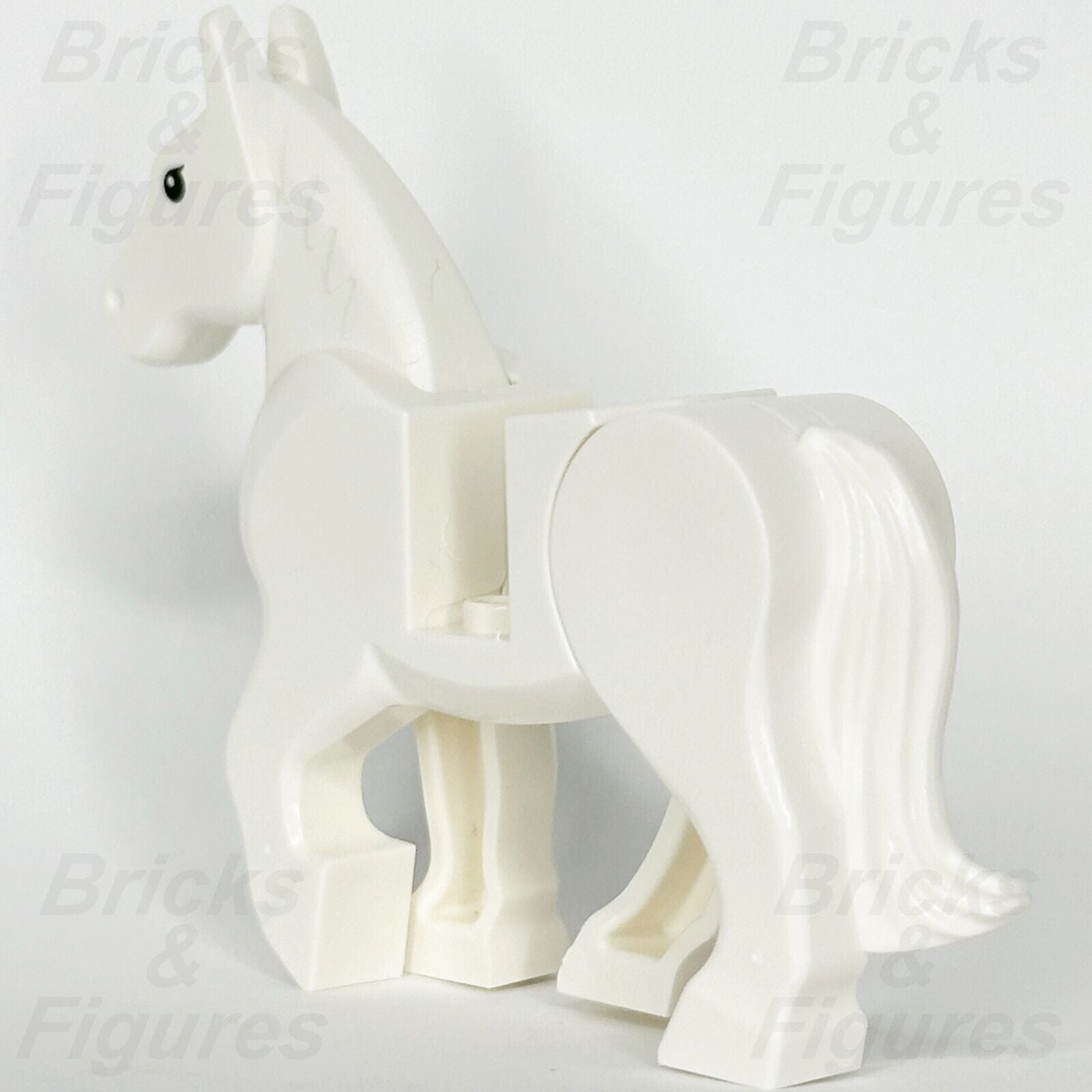 LEGO White Horse Minifigure Animal Part Movable Legs 76266 10352c01pb09 Minifig - Bricks & Figures