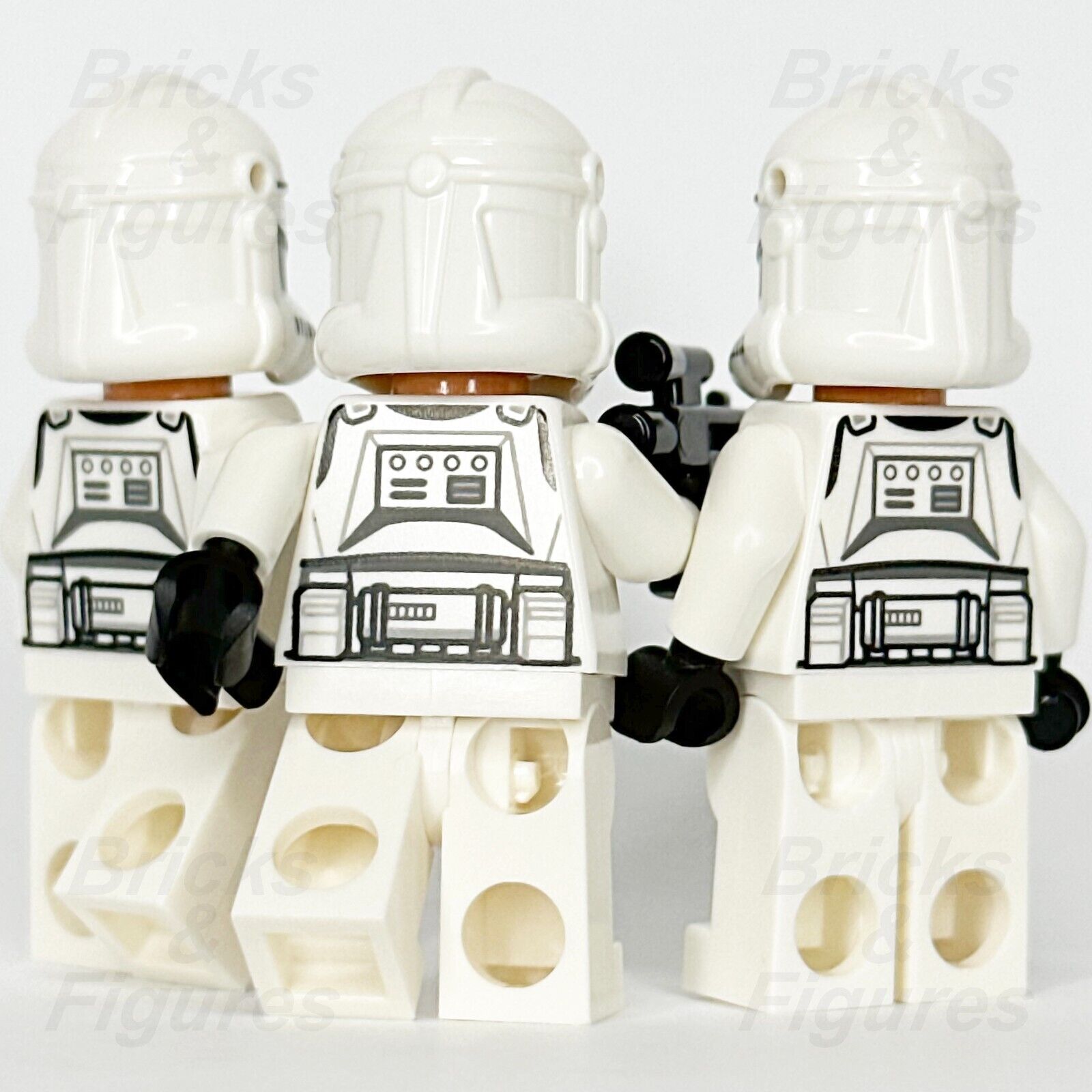 LEGO Star Wars Clone Trooper Minifigure Phase 2 The Clone Wars 75372 sw1319 x 3 - Bricks & Figures