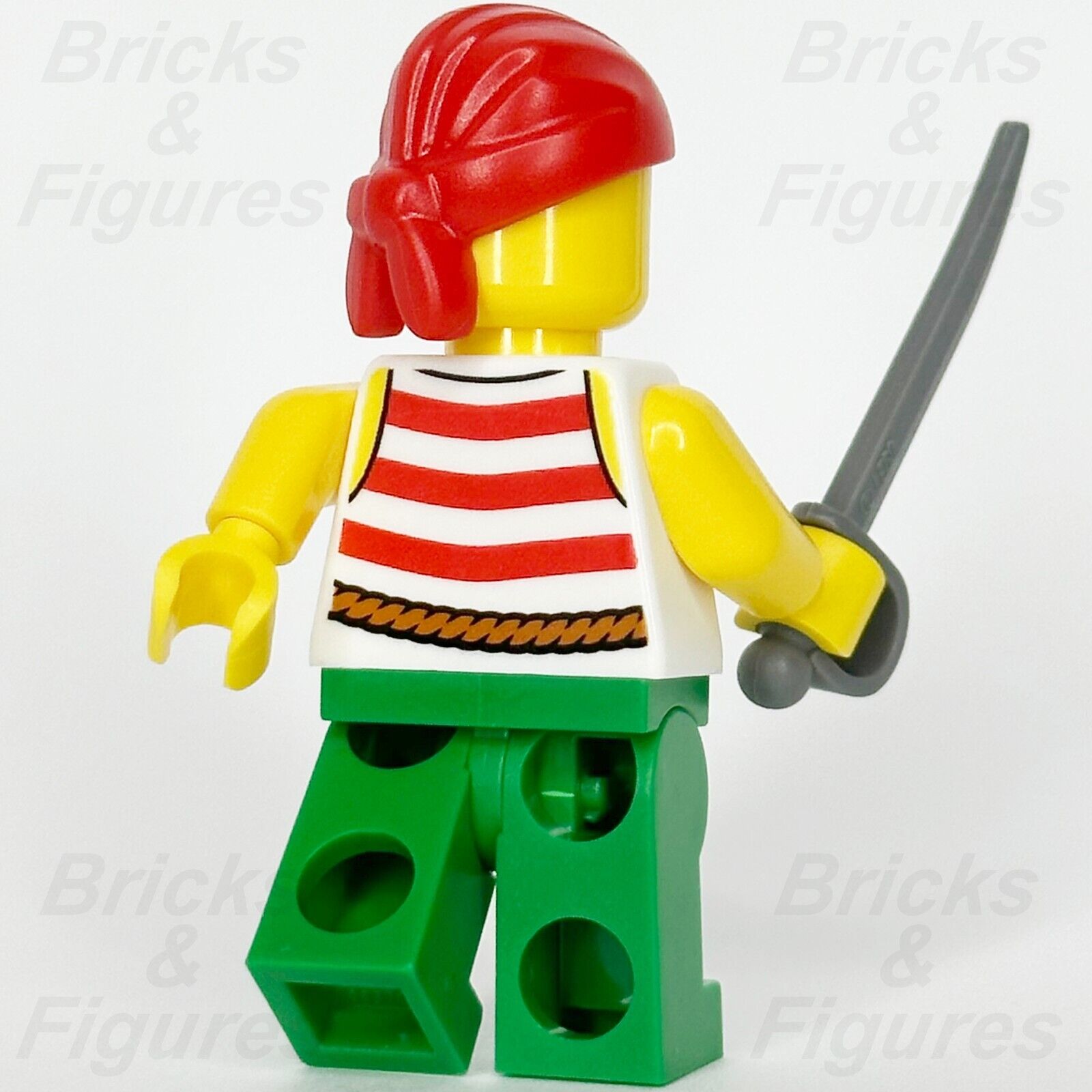 LEGO Pirate Minifigure Red Bandana Icons Pirates Imperial Soldiers 10320 pi190 - Bricks & Figures