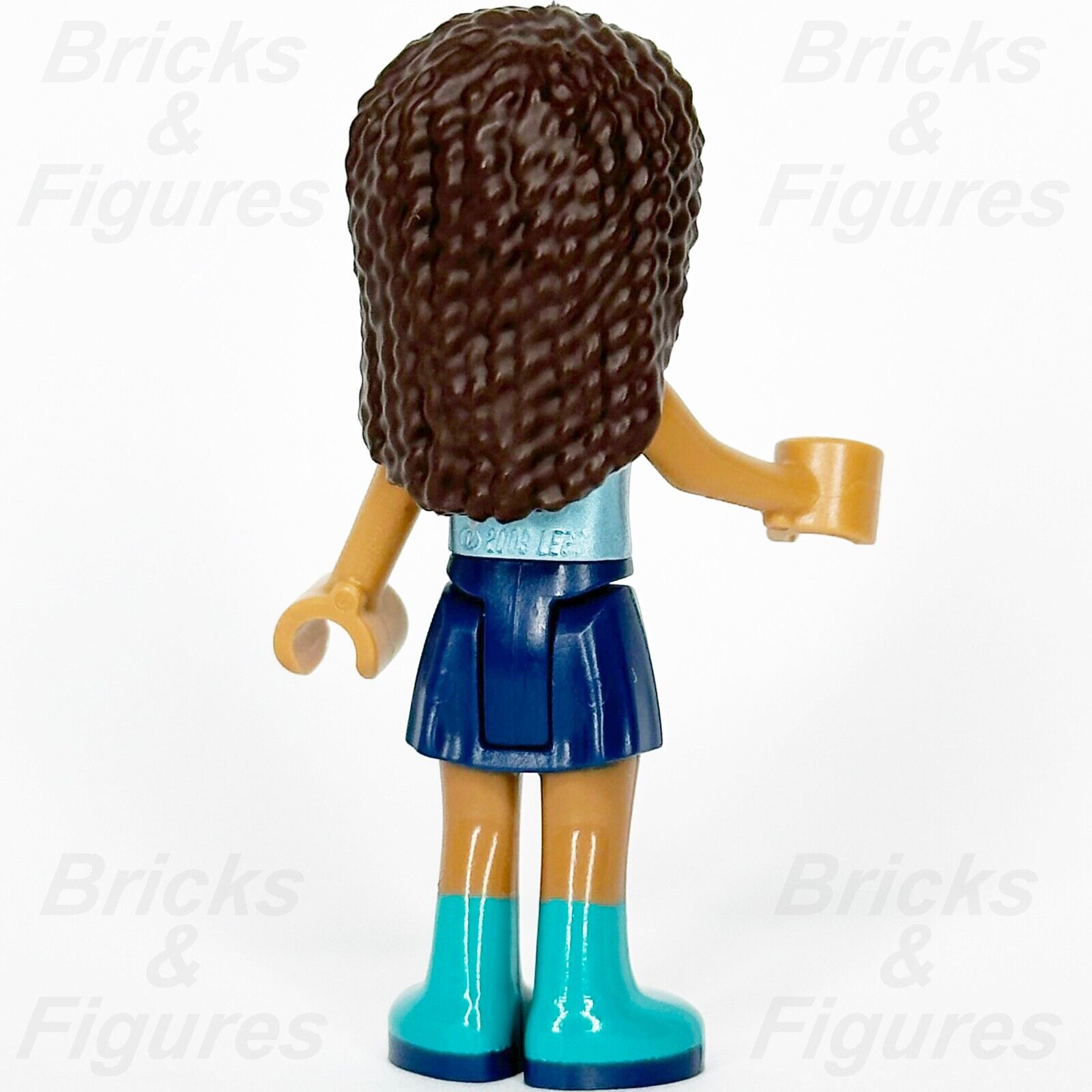 LEGO Friends Andrea Minifigure Dark Blue Skirt Jacket Over Top 41677 frnd456 - Bricks & Figures