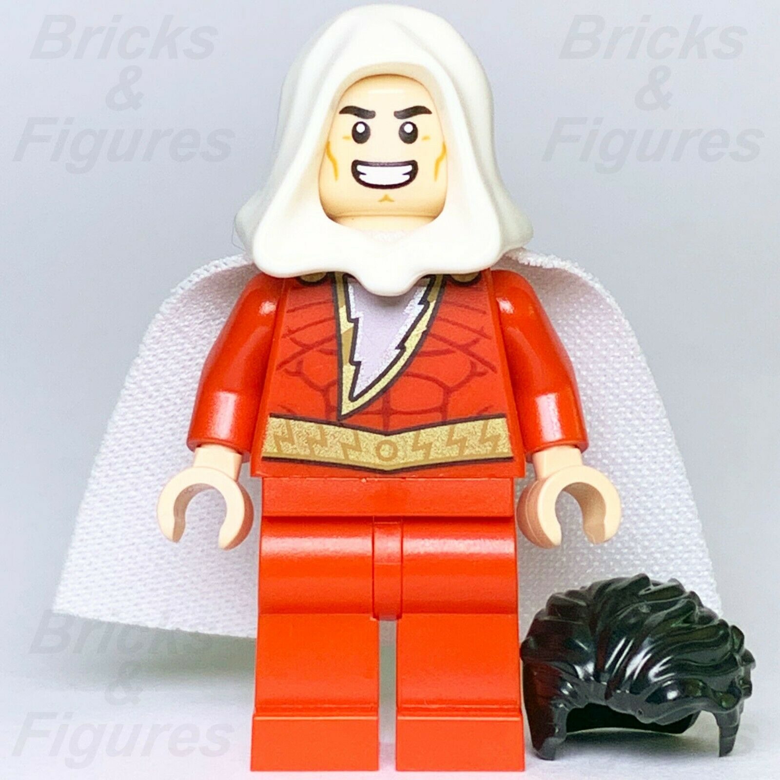 DC Super Heroes LEGO Shazam with Hood Minifigure from 30623 76120 Shaz