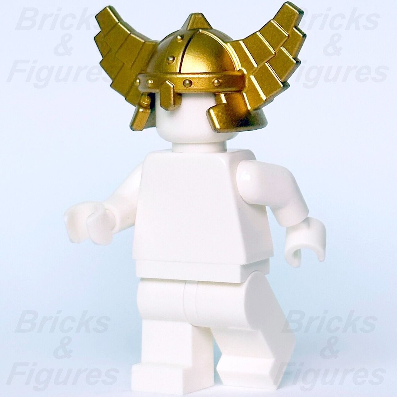 LEGO Helmet with Wings Minifigure Headgear Part Castle Fantasy Era Dwarf 60747 - Bricks & Figures