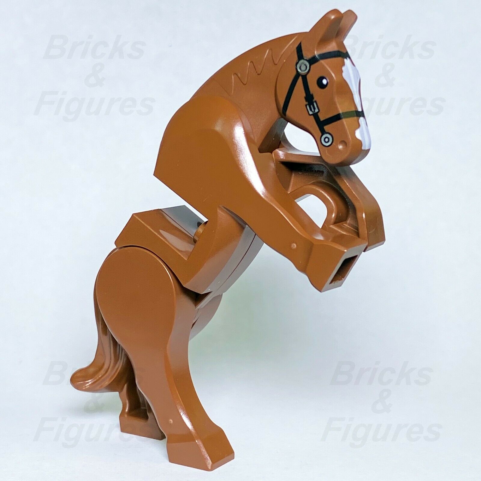 LEGO Horse with Bridle Lord of the Rings Animal Minifigure Part 9471 9474 9469 - Bricks & Figures