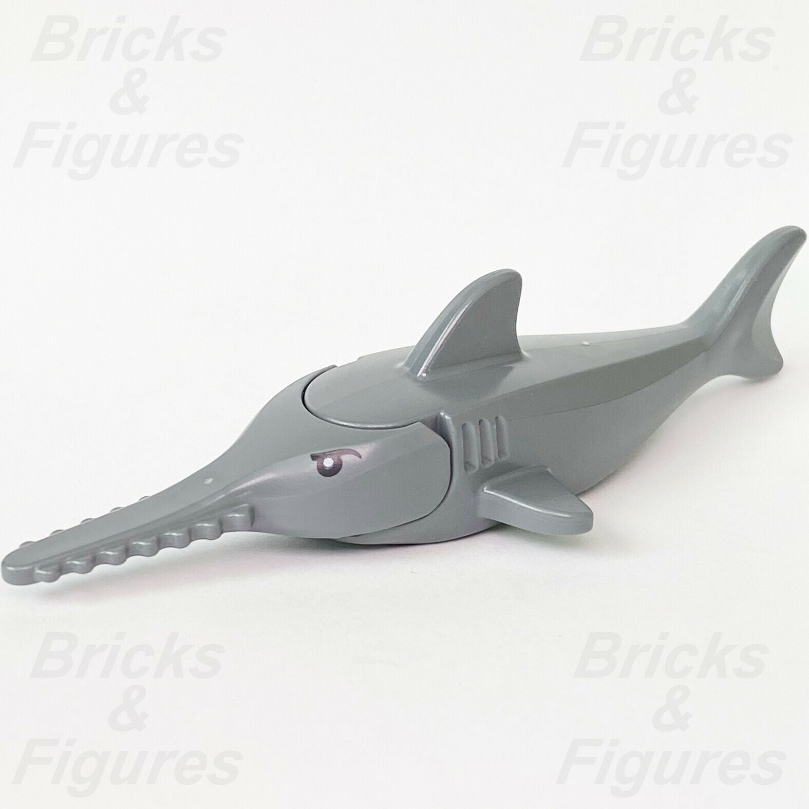 LEGO Town City Deep Sea Explorers Sawfish Fish Minifigure Part 60095 60221 70413 - Bricks & Figures