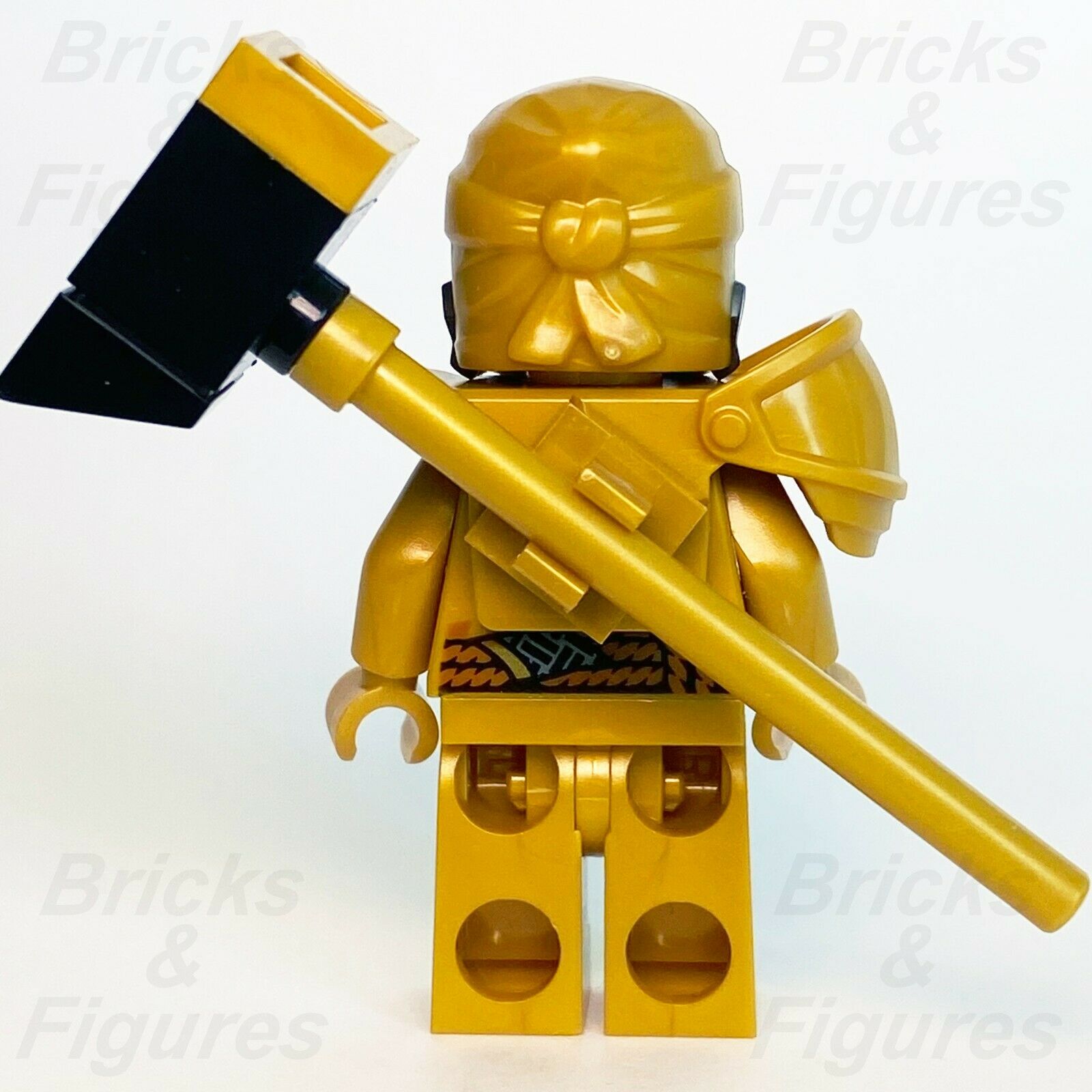 New Ninjago LEGO Ninja Cole Gold Robe Legacy Rebooted Golden Minifigure 71737