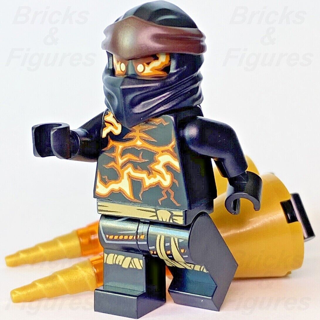 Ninjago LEGO Cole Ninja Master of the Mountain Spinjitzu Burst Minifigure Book