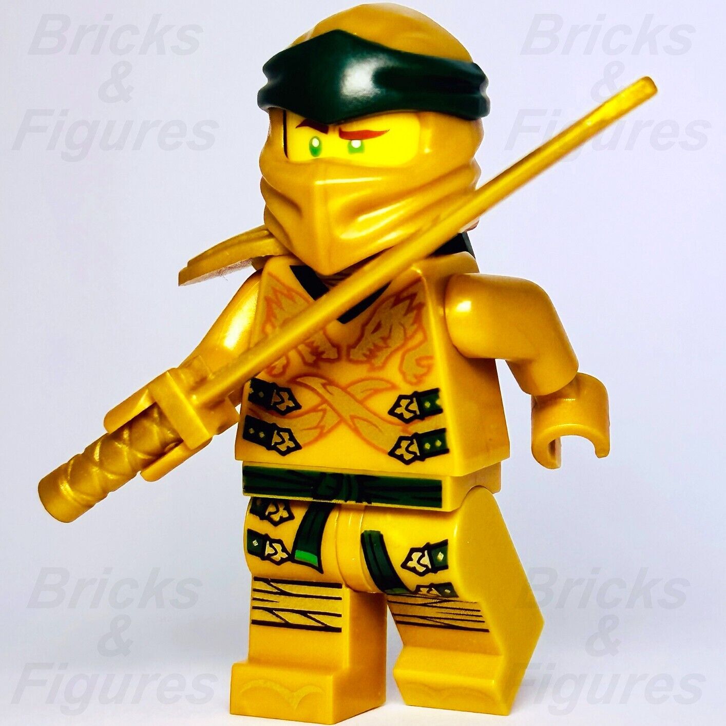 Ninjago LEGO Lloyd Garmadon Golden Ninja Legacy Minifigure 71742 njo654 Green - Bricks & Figures