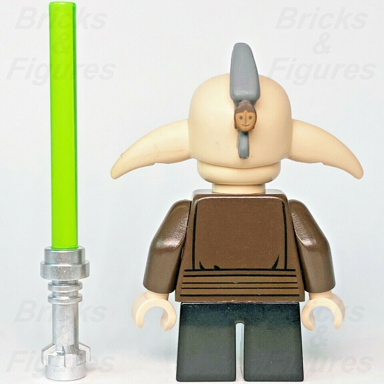 Star Wars LEGO Even Piell Jedi Master The Clone Wars Minifigure 9498 sw0392 - Bricks & Figures